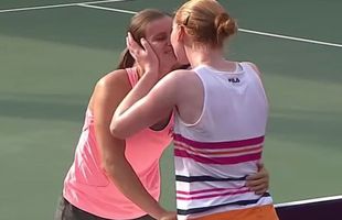 SORANA - CÎRSTEA - ALISON VAN UYTVANCK // VIDEO + FOTO Sealed with a kiss! Van Uytvanck, sărut cu iubita sa după victoria în fața Soranei Cîrstea