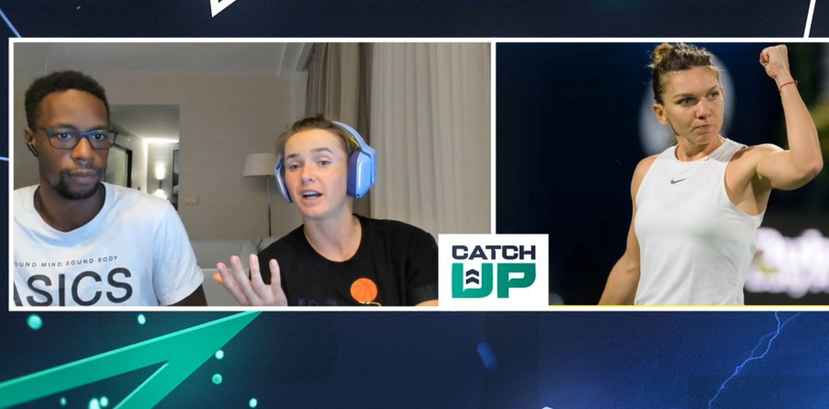 Dialog savuros între Gael Monfils și Elina Svitolina despre Simona Halep
