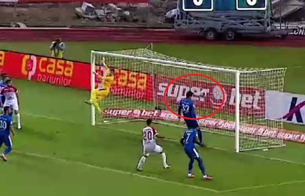 Autogol halucinant în Hermannstadt - FC Botoșani! Fundașul n-a știut ce l-a lovit 