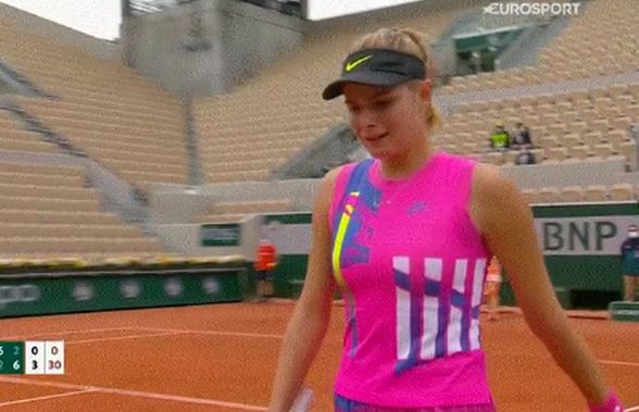 VIDEO Momente stupefiante la Roland Garros! O jucătoare a izbucnit în plâns, Wilander a rămas mirat în studio: „Așa ceva n-am pățit în toată cariera”
