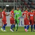 David Caiado și Goran Karanovic au evoluat pentru FCSB în meciul cu Slovan Liberec