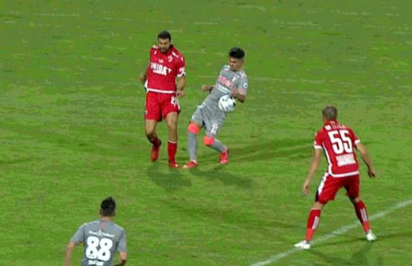 DINAMO - UTA 0-1. Dinamoviștii acuză arbitrajul: „Henț clar!” » Faza la care Sebastian Colțescu nu a dictat penalty
