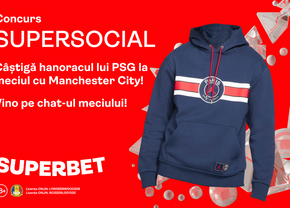 SuperSocial e plin cu SuperSurprize! Vino pe chat-ul de la PSG – City și câștigă un produs pentru vreme rece, ca să reziști pe stadion!