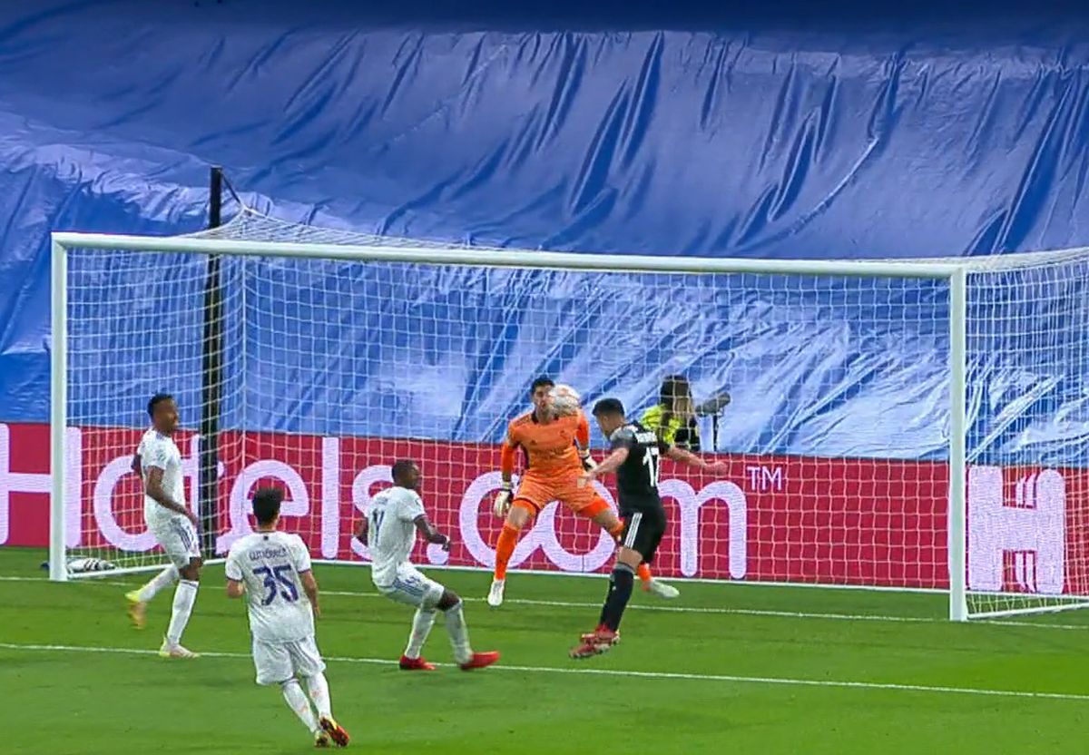 Sheriff, gol în poarta lui Real Madrid / FOTO: Capturi @Telekom Sport