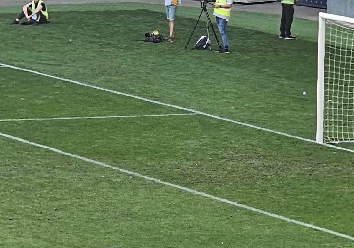 Gazonul din Ghencea suferă! Imagini de la meciul de Cupă, dintre CSA Steaua și U Cluj