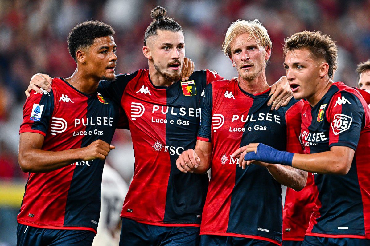 Genoa genială: meci perfect cu AS Roma, 4-1 » Radu Drăgușin, pasă de gol în fața lui Jose Mourinho