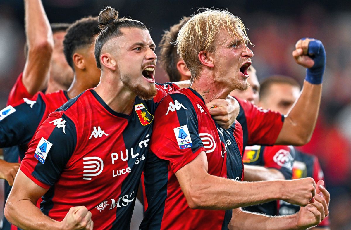 Genoa genială: meci perfect cu AS Roma, 4-1 » Radu Drăgușin, pasă de gol în fața lui Jose Mourinho