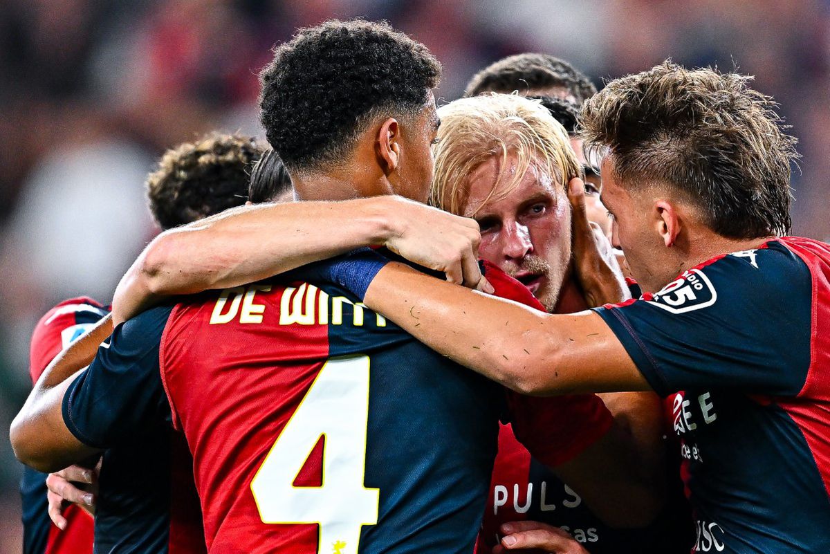 Genoa genială: meci perfect cu AS Roma, 4-1 » Radu Drăgușin, pasă de gol în fața lui Jose Mourinho