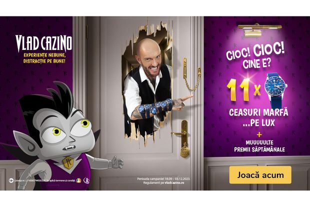 Distrează-te responsabil și câștigă un ceas de lux la Vlad Cazino!