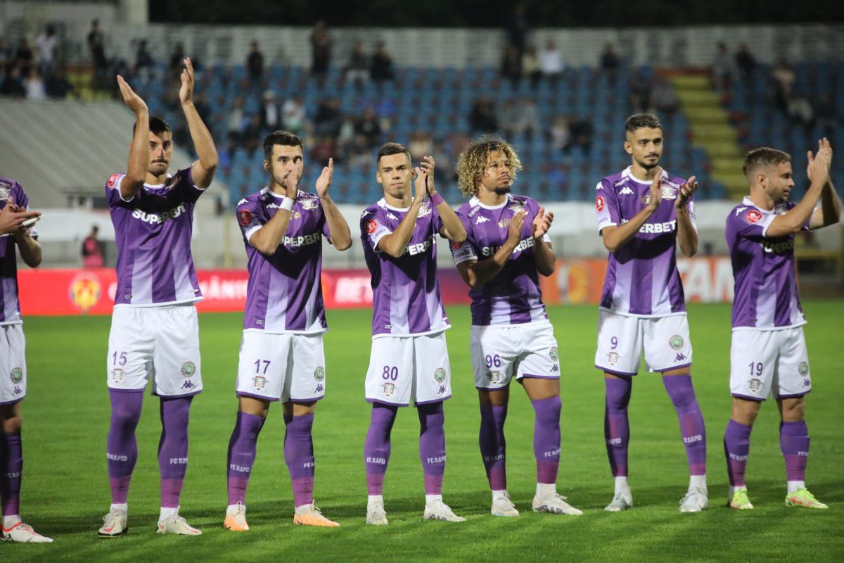 FC Botoșani - Rapid 1-3 » Rezervele lui Bergodi s-au impus confortabil în Moldova, la debutul în grupele Cupei României Betano