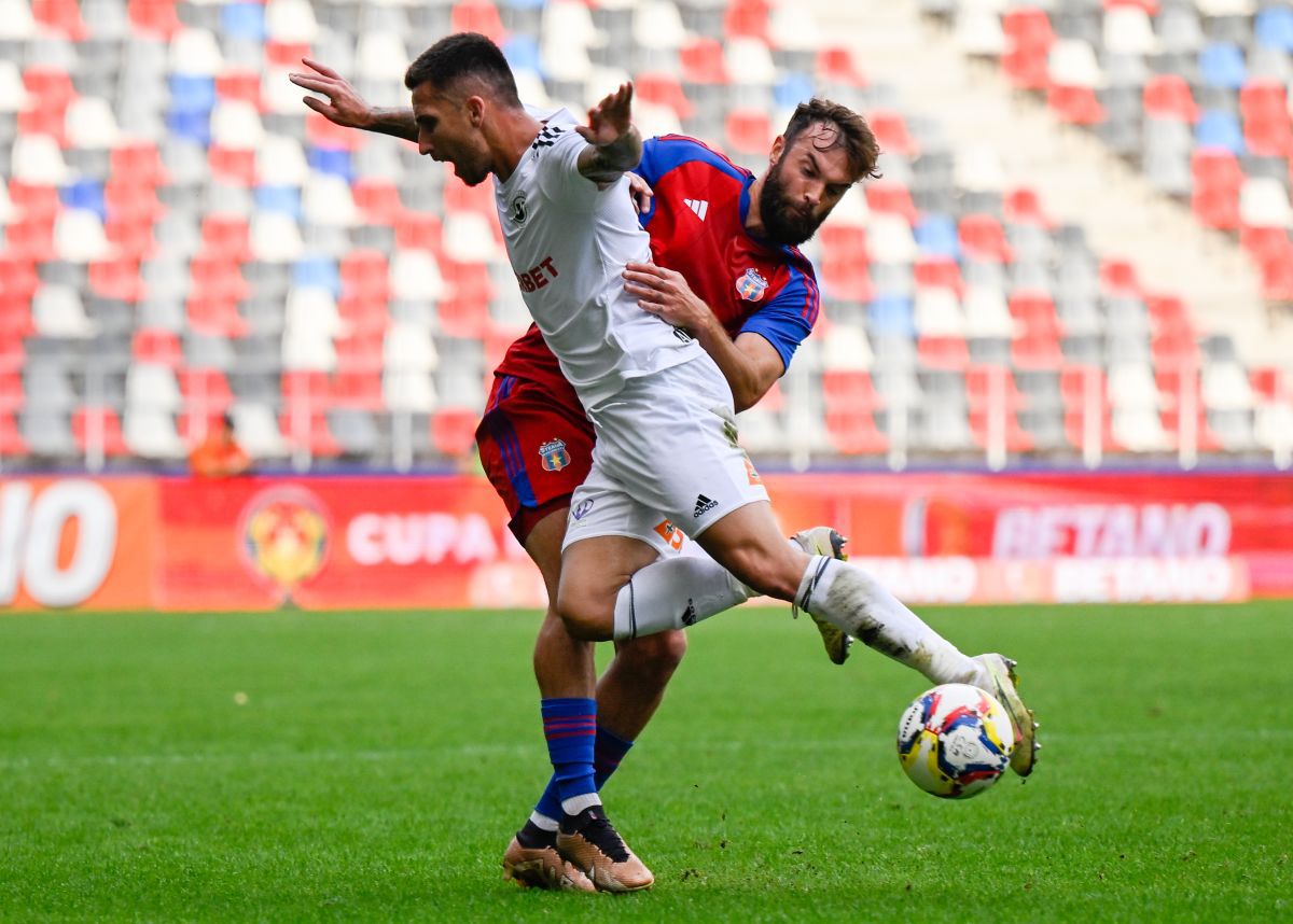 CSA Steaua - U Cluj în Cupa României Betano. Meci din grupa B