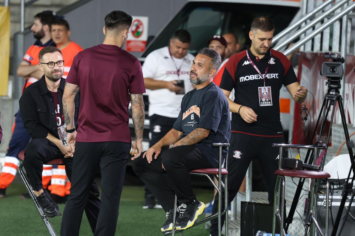 Rapid - Oțelul Galați, imagini înainte de meci