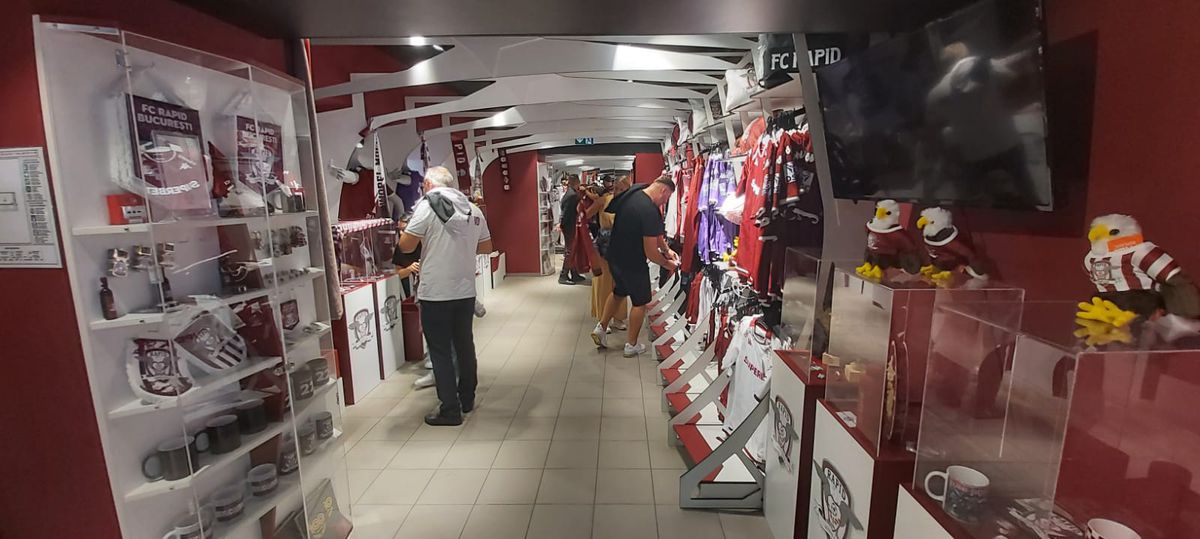 Rapid - Oțelul Galați, imagini înainte de meci