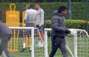 Au pus camerele pe ei, după Tottenham - Qarabag: cum au interacționat Drăgușin și Bergvall la antrenament