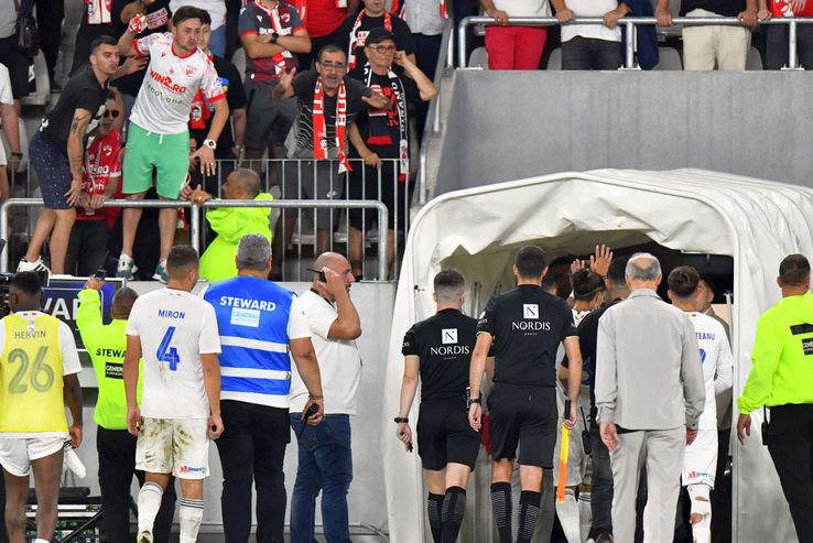 A fost haos pe „Arcul de Triumf”, imediat după Dinamo - Botoșani / FOTO: Cristi Preda (GSP)