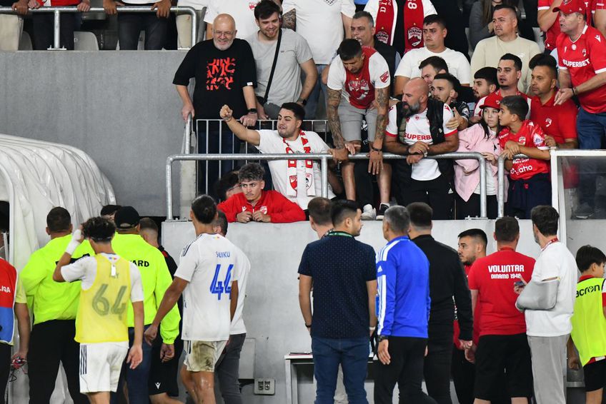 A fost haos pe „Arcul de Triumf”, imediat după Dinamo - Botoșani / FOTO: Cristi Preda (GSP)