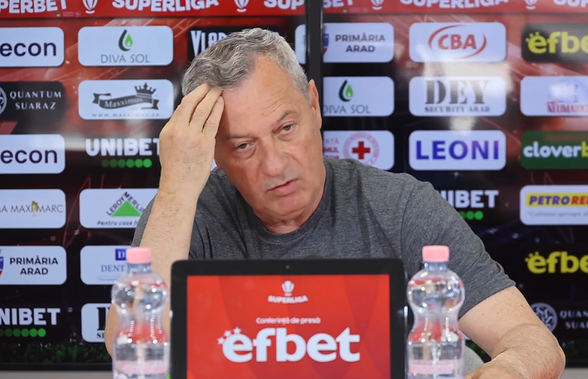 Mircea Rednic a lipsit de la CFR Cluj – UTA 1-3, însă un jucător i-a lăudat tactica: „M-a ajutat foarte mult”