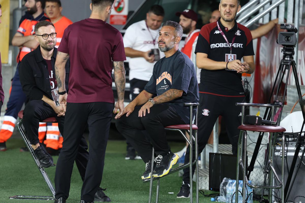 Rapid - Oțelul Galați, imagini înainte de meci