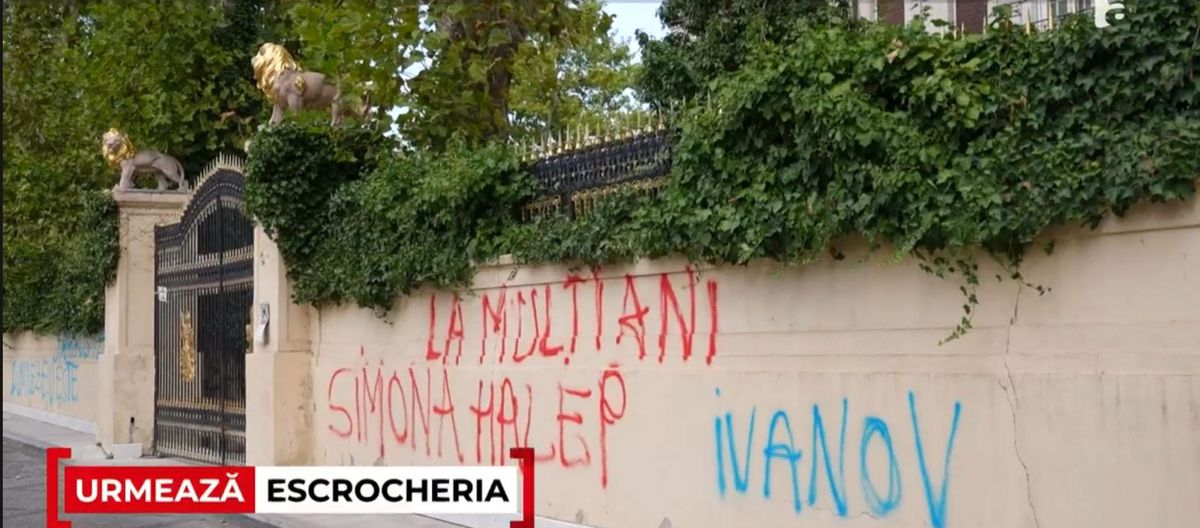 Palatul lui Gigi Becali, vandalizat