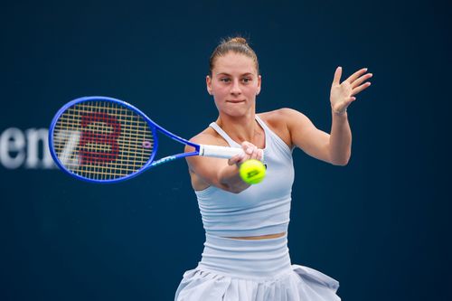 Marta Kostyuk în acșiune la Beijing FOTO Imago