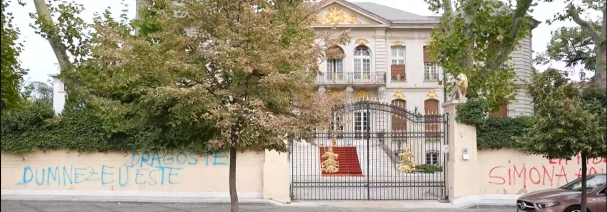 Palatul lui Gigi Becali a fost vandalizat: „Să vină Poliția!” » Făptașul a fost prins și amendat!