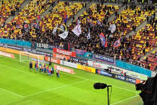 Ce s-a întâmplat pe gazon după FCSB - Oțelul » Scandarea favorită a Peluzei Nord pe Arena Națională