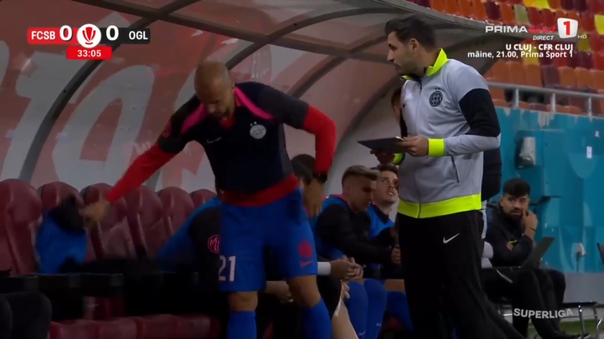 Ghinion pentru FCSB! Titularul a ieșit accidentat și poate rata meciul cu Young Boys