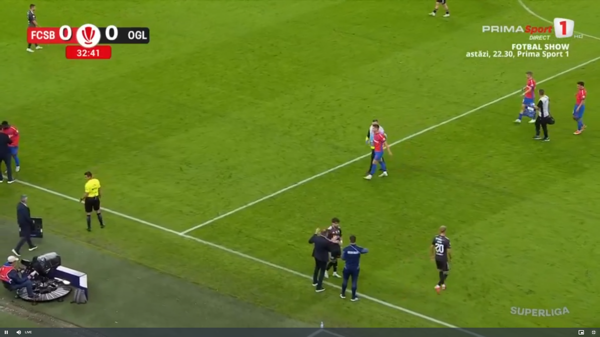 Ghinion pentru FCSB! Titularul a ieșit accidentat și poate rata meciul cu Young Boys