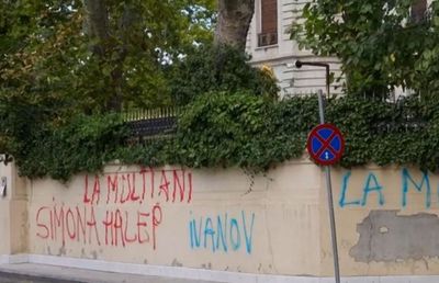 Palatul lui Gigi Becali a fost vandalizat: „Să vină Poliția!” » Făptașul a fost prins și amendat!
