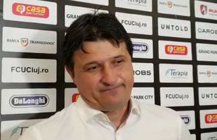 U CLUJ - FCSB // VIDEO Adrian Falub: „Păi, noi avem orgolii cu FCSB? Situația e dramatică în campionat”