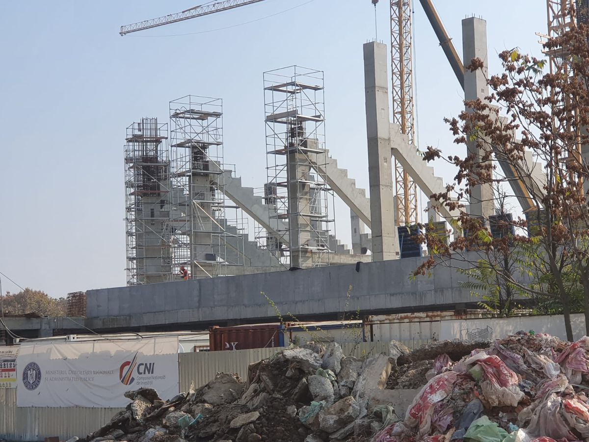 VIDEO+FOTO EXCLUSIV Care e situația stadioanelor Ghencea, Giulești și Arcul de Triumf » Arena Stelei stă cel mai bine