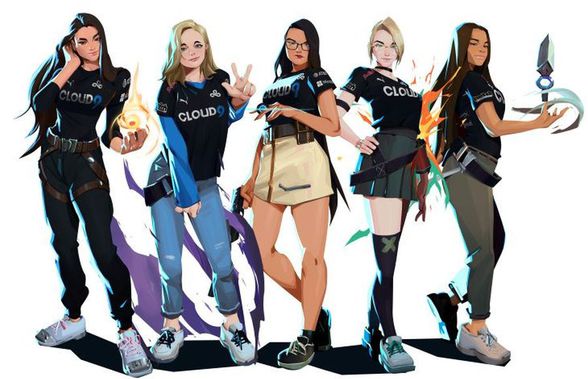 Cloud9 a anunțat prima echipă de esports exclusiv feminină » Unde va concura