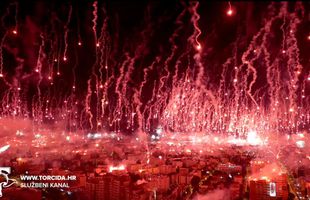 VIDEO Cea mai spectaculoasă sărbătoare din istoria fotbalului? Ultrașii au luminat întreg orașul