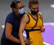 Simona Halep, ultimele informații despre accidentarea la spate: „Joc în continuare cu brâu, cu încălzitor”