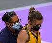 Simona Halep, ultimele informații despre accidentarea la spate: „Joc în continuare cu brâu, cu încălzitor”
