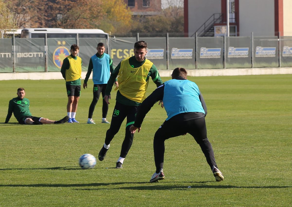 Vești bune pentru FCSB » Ce s-a întâmplat la antrenamentul de azi al echipei
