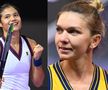 Emma Răducanu și Simona Halep