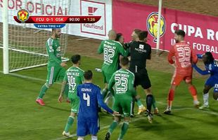 Scandal în prelungiri la FCU Craiova - Sepsi » 3 eliminări: „Rar vezi așa ceva!”