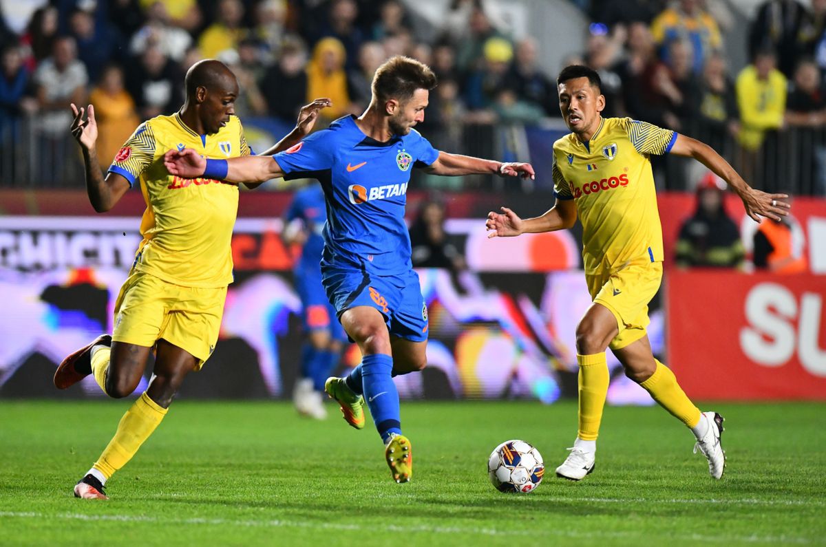 Petrolul - FCSB, derby dramatic la Ploiești. Grozav a egalat la ultima fază din penalty, după ce roș-albaștrii au avut 2-0