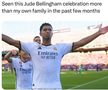 În ultimele luni am văzut această bucurie a lui Jude Bellingham mai des decât mi-am văzut familia