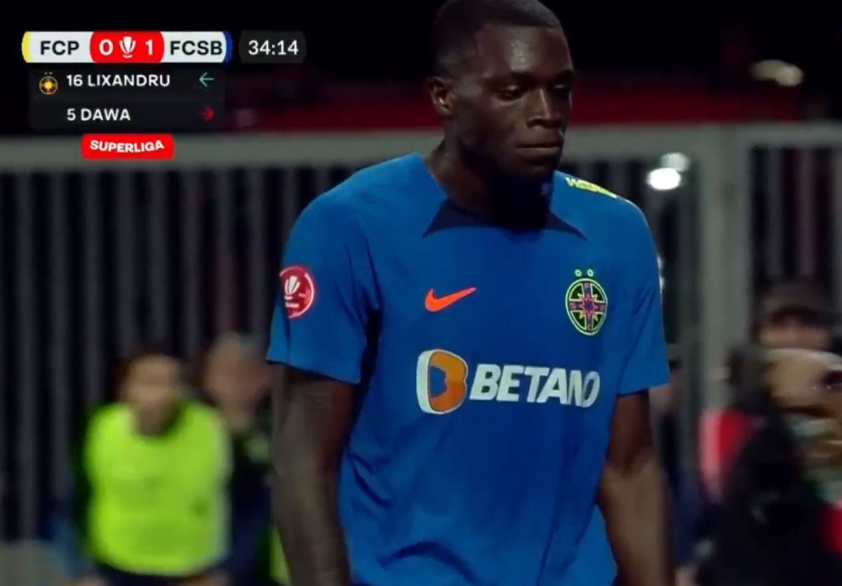 L-a rupt pe Hanca și a fost pedepsit de Becali » Cum a reacționat Dawa, după ce a fost schimbat în minutul 35