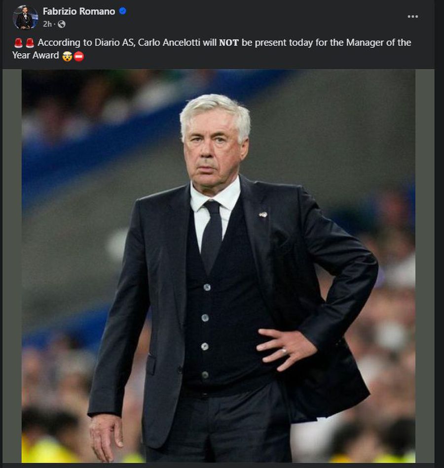 Încă o lovitură pentru Real Madrid! AS anunță decizia luată în privința lui Ancelotti! UPDATE: Spaniolii s-au înșelat