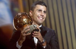 Rodri este noul „Balon de Aur”! Jucătorul lui Manchester City, în lacrimi pe scena de la Paris. Prima reacție