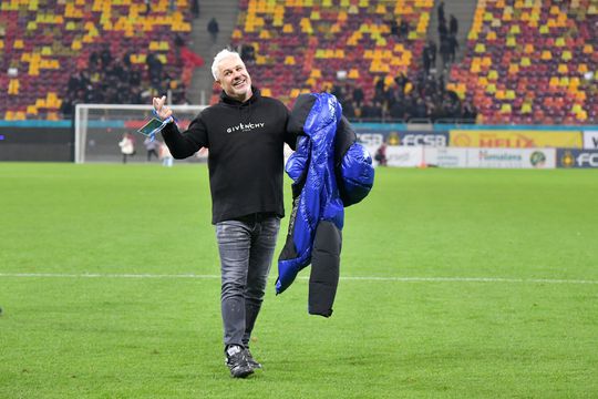Marius Șumudică a făcut recital după derby-ul Rapid - FCSB / foto: Cristi Preda (GSP)