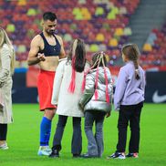 Vali Creţu, la finalul meciului cu Rapid FOTO: Ionuţ Iordache (GSP)