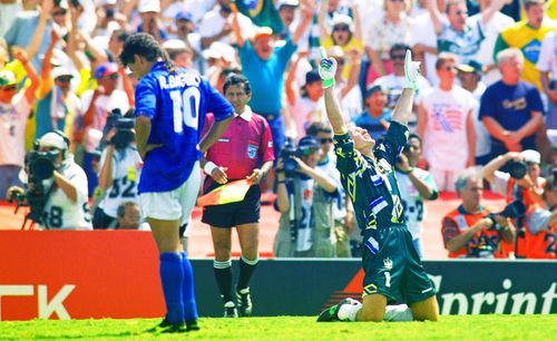 Roberto Baggio, în finala cu Brazilia, foto: Guliver/gettyimages