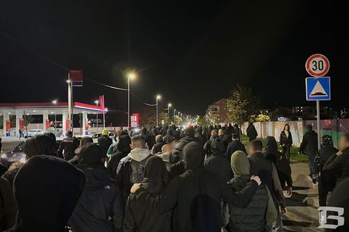 Ultrașii celor de la Buducnost Podgorica / Foto: Instagram