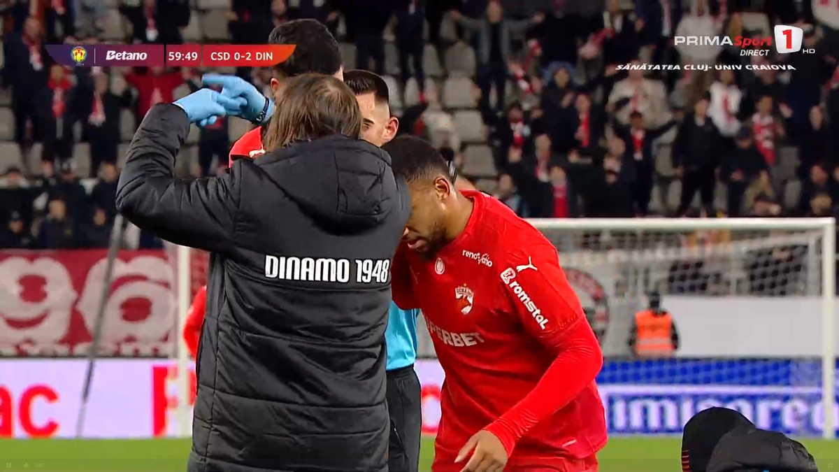 Emoții pentru Dinamo » Titularul lui Kopic a ieșit accidentat