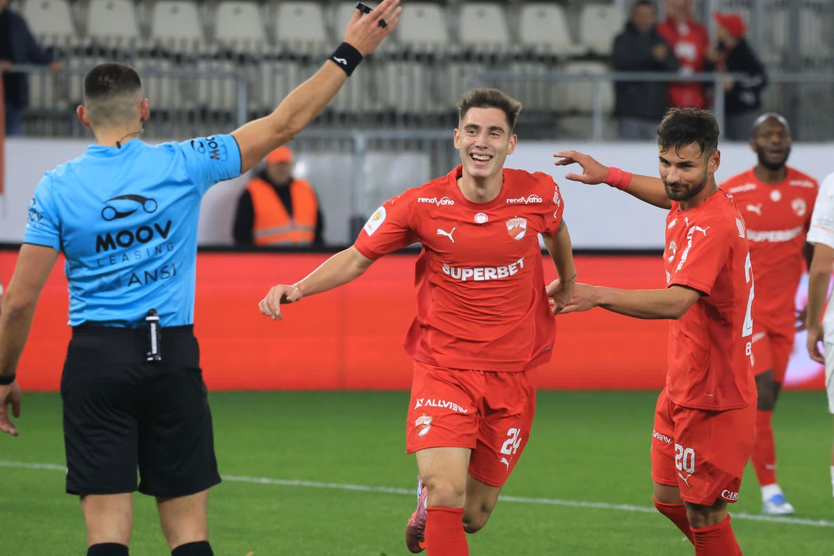 Adrian Caragea, primele goluri la Dinamo