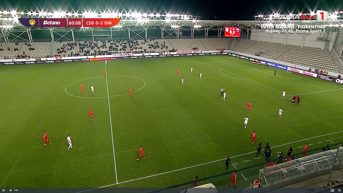 Emoții pentru Dinamo » Titularul lui Kopic a ieșit accidentat